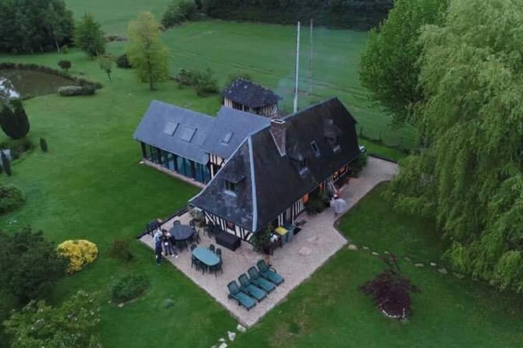 Villa Domaine Du Bois L'Abbe à Épaignes Extérieur photo